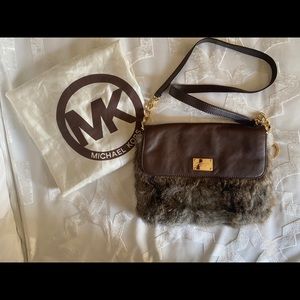 Genuine Michael Kors Rabbit Fur Crossbody